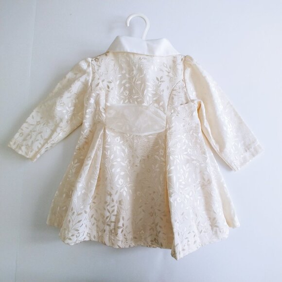 2-Piece Coat and Matching Floral Dress Set size 18 Months - Picture 6 of 15